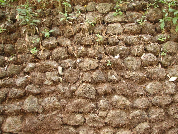 Knäckt vintage betongvägg bakgrund, gamla väggen. texturerat bakgrund — Stockfoto