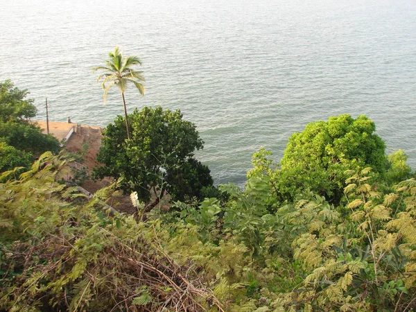 Vista del mar desde la altura de la montaña —  Fotos de Stock