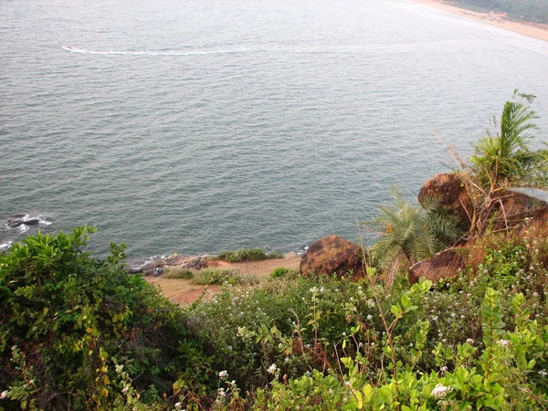 Vista del mar desde la altura de la montaña — Foto de Stock