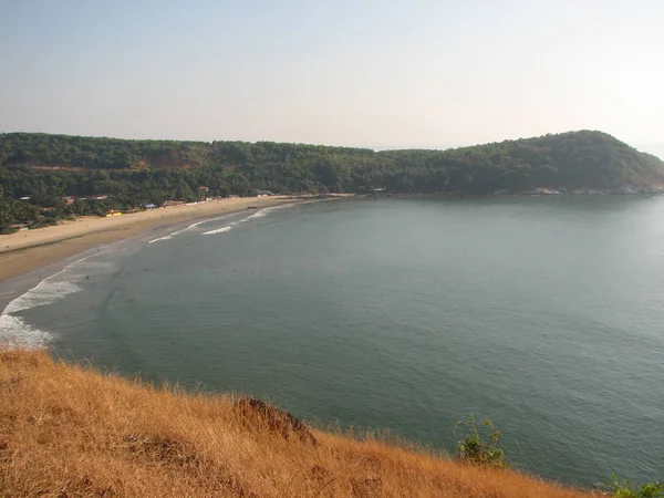 Vista do mar a partir da altura da montanha — Fotografia de Stock