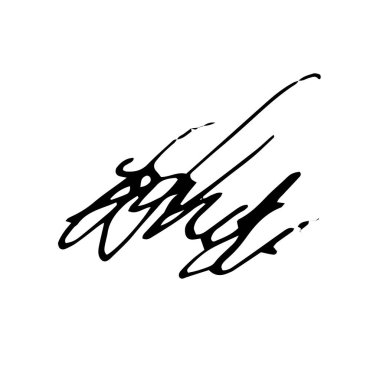 Grunge tükenmez kalem kontur