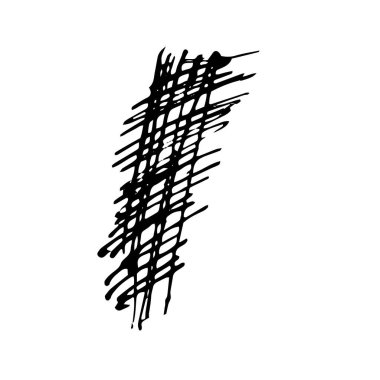 Grunge tükenmez kalem kontur