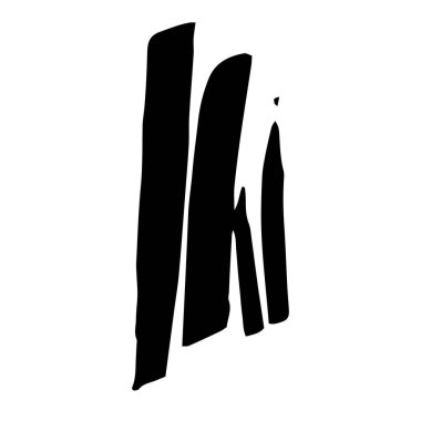 Grunge tükenmez kalem kontur