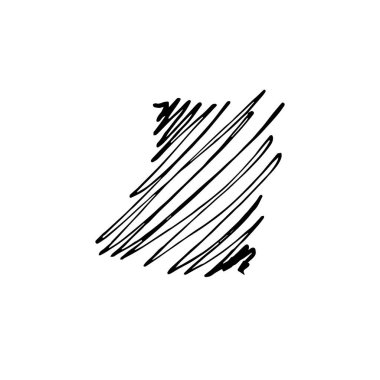 Grunge tükenmez kalem kontur