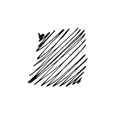 Grunge tükenmez kalem kontur