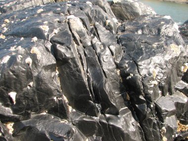 Arka planda gri doğal taş doku fotoğraf.