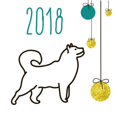 Köpek simgesidir, 2018 Çin yeni yılı.