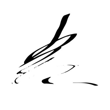 Grunge tükenmez kalem kontur