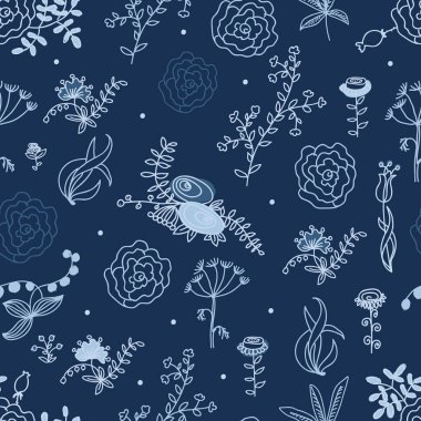 Elegance seamless modeli çiçekli