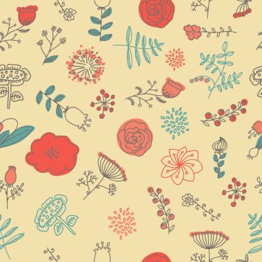 Elegance seamless modeli çiçekli