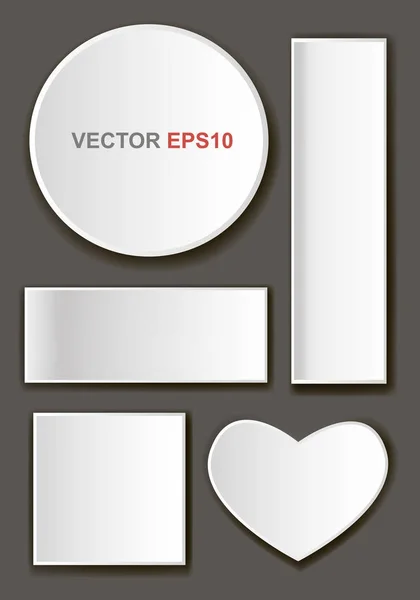Web knappar för design. — Stock vektor
