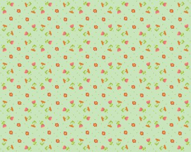 Retro çiçek arka plan