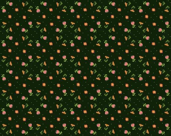 Retro floraler Hintergrund — Stockvektor