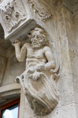 Eski Avrupa şehri, kabartma, ağ geçidi, kapı mimari unsurları