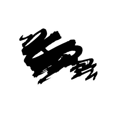 Grunge tükenmez kalem kontur