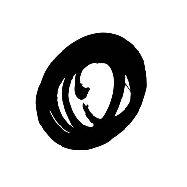 Grunge tükenmez kalem kontur