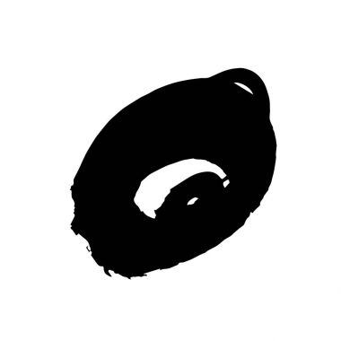 Grunge tükenmez kalem kontur