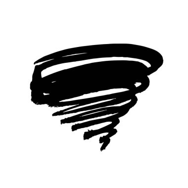 Grunge tükenmez kalem kontur