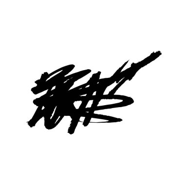 Grunge tükenmez kalem kontur