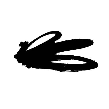 Grunge tükenmez kalem kontur