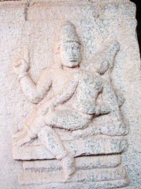 Hampi tapınakları heykeli