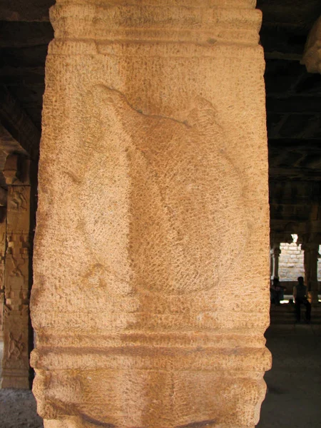 Escultura de los templos de Hampi — Foto de Stock