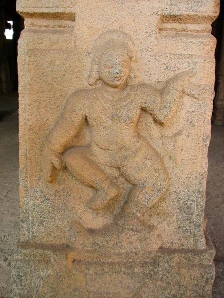 Skulptur der Tempel von Hampi — Stockfoto
