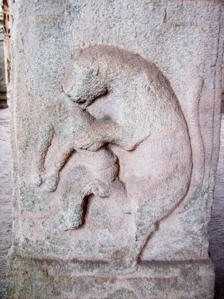 Escultura de los templos de Hampi — Foto de Stock