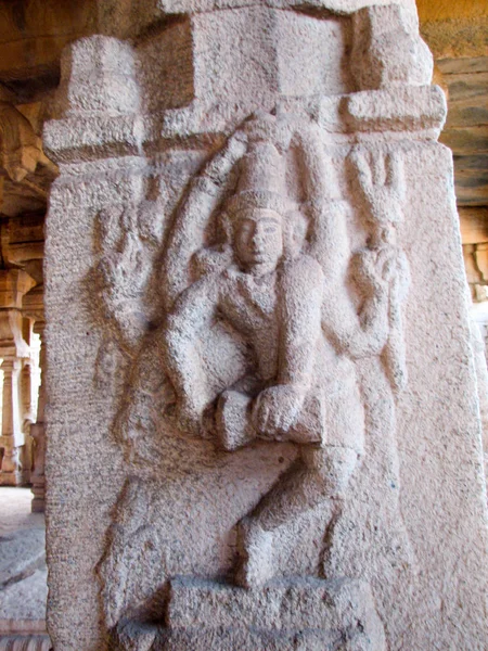 Escultura de los templos de Hampi — Foto de Stock