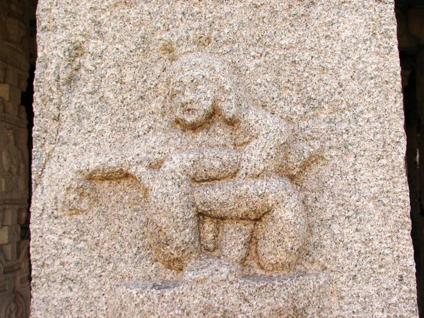 Scultura dei Templi di Hampi — Foto Stock