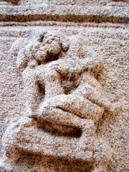 Escultura de los templos de Hampi — Foto de Stock