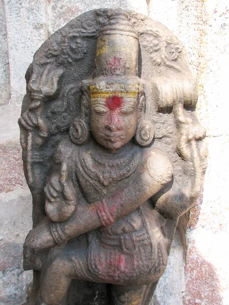 ハンピの寺院の彫刻 — ストック写真