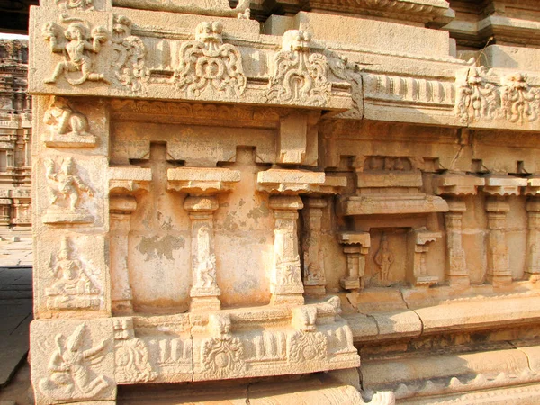 Detalhe do Templo Shiva-Virupaksha — Fotografia de Stock