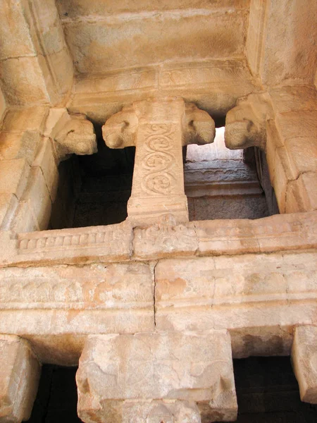 Detalle del Templo Shiva-Virupaksha — Foto de Stock