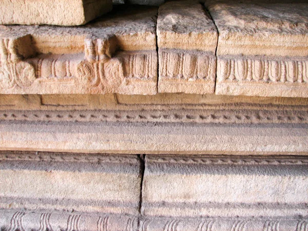 Detalhe do Templo Shiva-Virupaksha — Fotografia de Stock