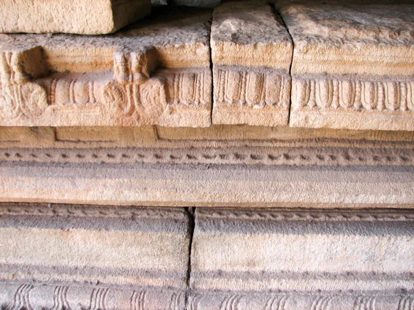 Detalle del Templo Shiva-Virupaksha — Foto de Stock