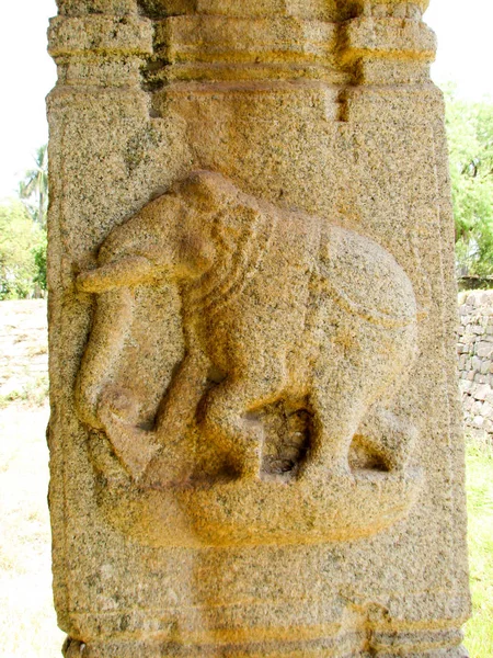 Scultura dei Templi di Hampi — Foto Stock