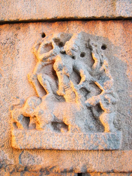 Escultura de los templos de Hampi — Foto de Stock