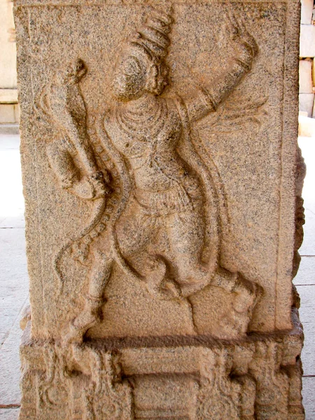 Escultura de los templos de Hampi — Foto de Stock