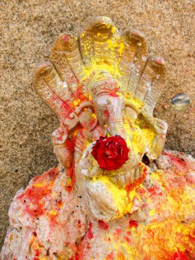 Lord Ganesha, antik lord Ganesha heykel ya da lord Ganesha görüntü genel Tapınak