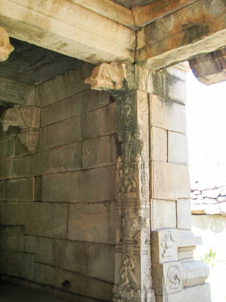Древние руины Хампи - Башня Банд — стоковое фото