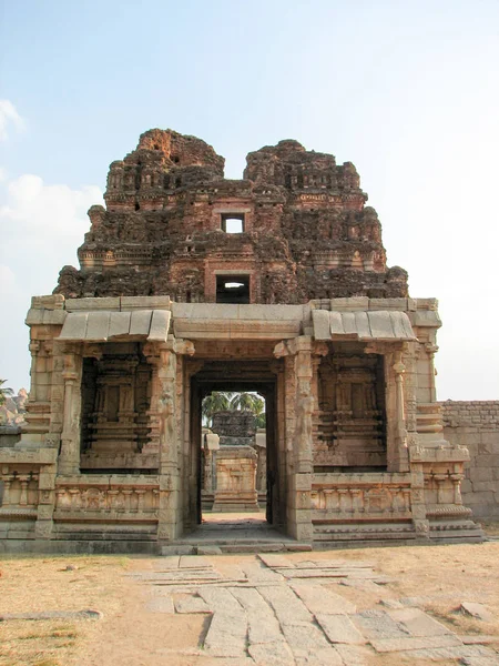 Detalhe do templo de Krishna, Hampi — Fotografia de Stock