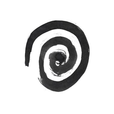 Grunge tükenmez kalem kontur