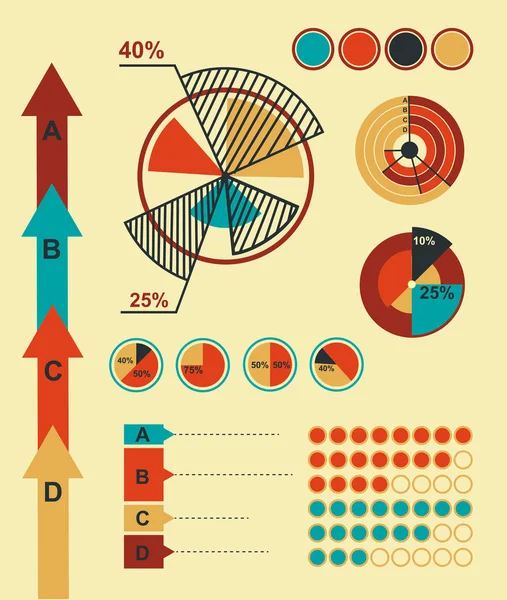 Vektor készlet infographics — Stock Vector