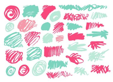 Grunge tükenmez kalem kontur ayarla