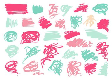 Grunge tükenmez kalem kontur ayarla