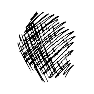 Grunge tükenmez kalem kontur