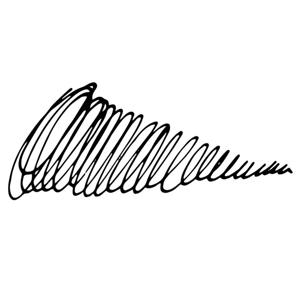 Grunge Ink Pen Stroke — стоковый вектор