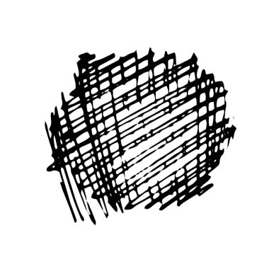 Grunge tükenmez kalem kontur