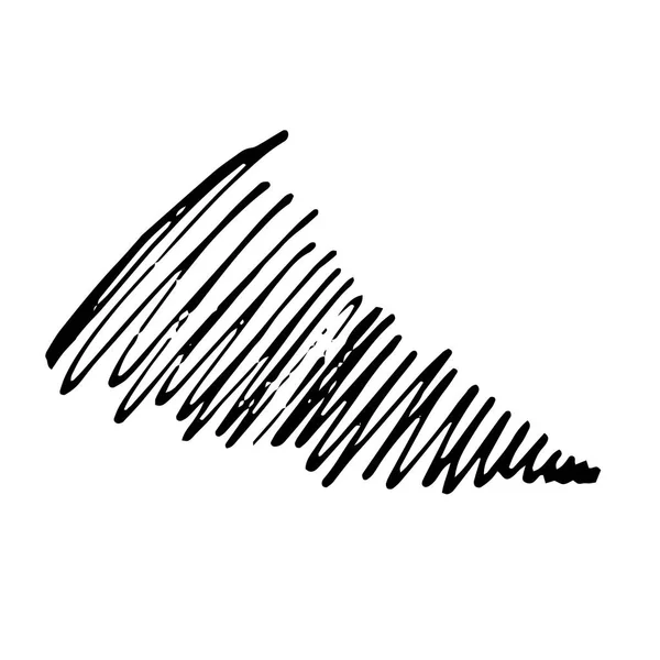 Grunge bläckpenna Stroke — Stock vektor